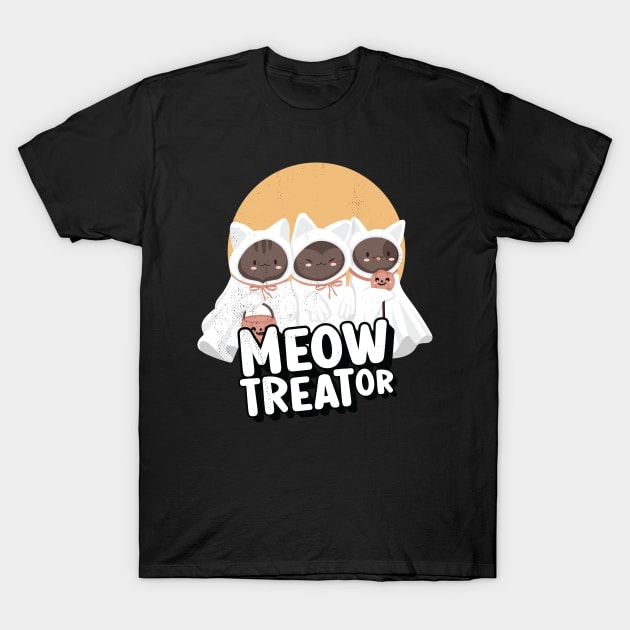 Meow or treat T-Shirt by ArtStopCreative